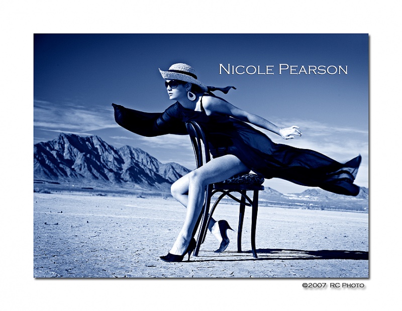 Female model photo shoot of Nicki-P by RC Photo in Dry Lake Bed Nevada