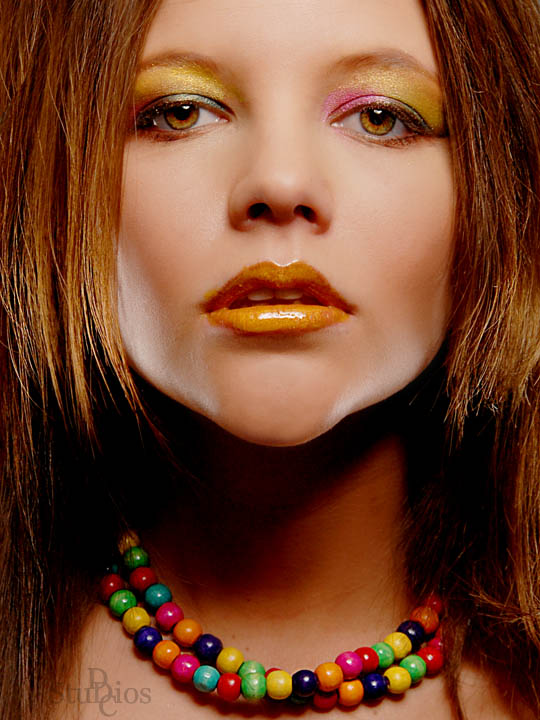 Female model photo shoot of JaimeLeigh by DDC Studios, makeup by DeAnn C