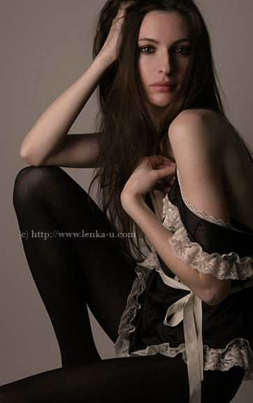 Female model photo shoot of Meloni Mitchell by Lenka Ulrichova