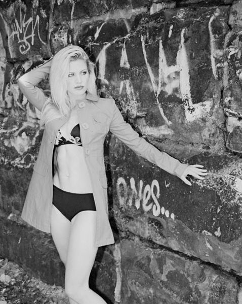 Female model photo shoot of Annie Anderson in Under the Bridge