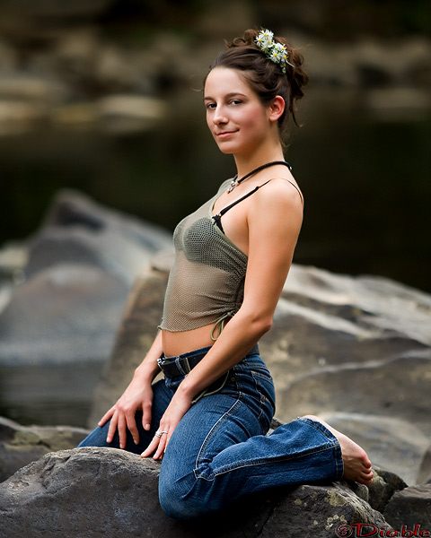Female model photo shoot of Celeste Silveridge in Brandywine Park Wilmington, DE