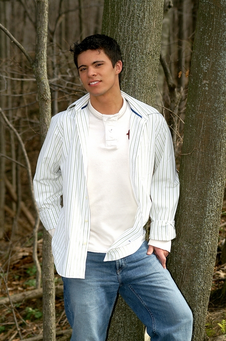 Male model photo shoot of Jonny Presseller in Al Cooley's yard.