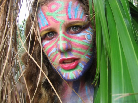 Female model photo shoot of GoddessKRING in loxahatchee florida at a naturist gathering!