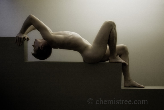 Male model photo shoot of Chemistree in cubical wall/partition