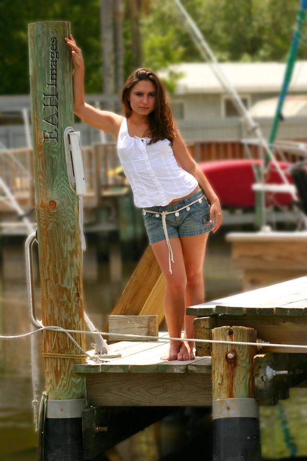 Female model photo shoot of Danielle by EAHImages in Crystal Beach, FL