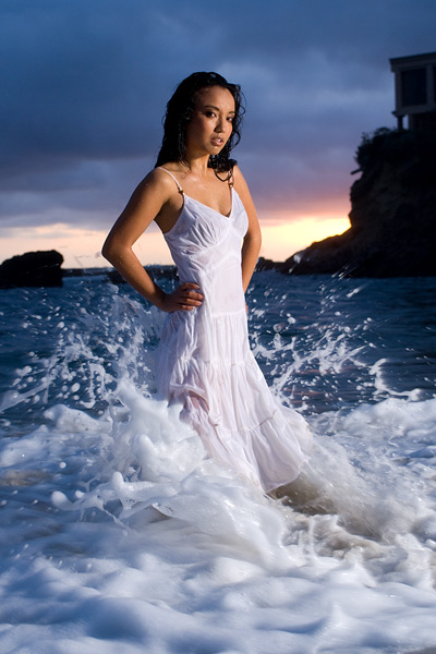Female model photo shoot of Jillian Von Villanueva in Laguna Beach CA
