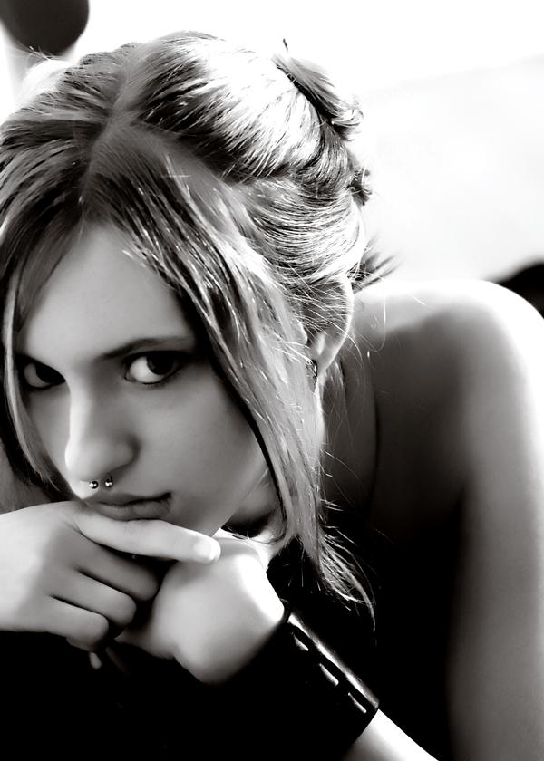 Female model photo shoot of McAllister Macabre in RVA 