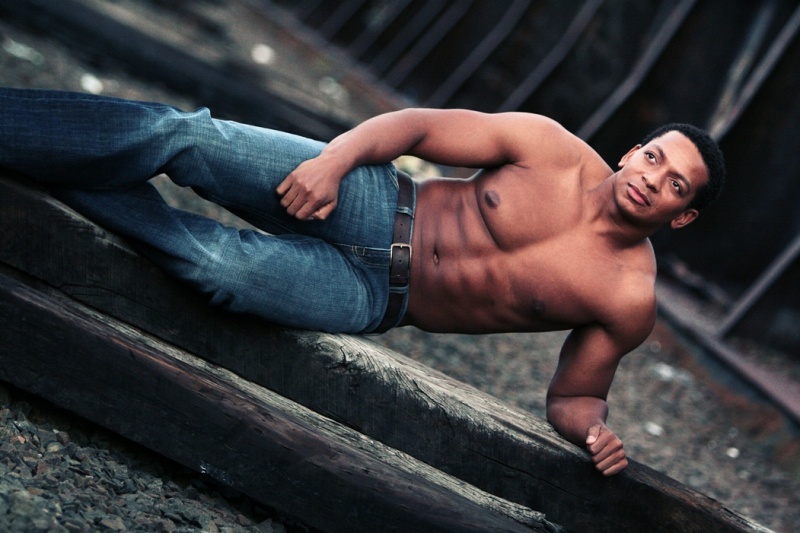 Male model photo shoot of A Michael Robinson