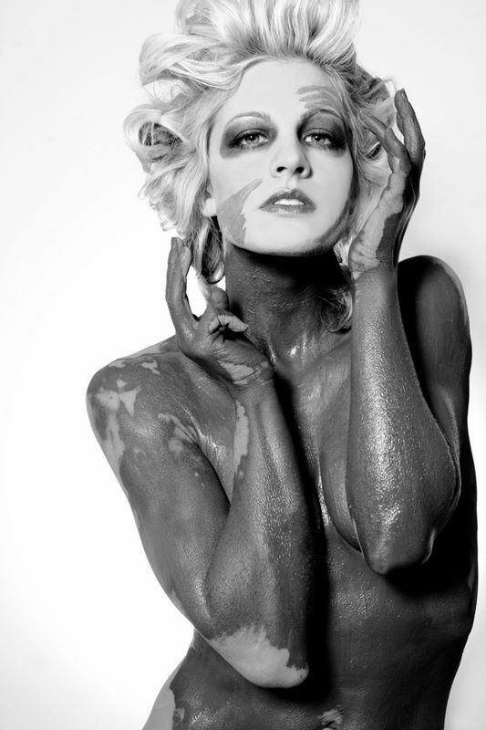 Female model photo shoot of Jeressa Photo Styling in Makeup, Body Paint & Hair by Jeressa Styling