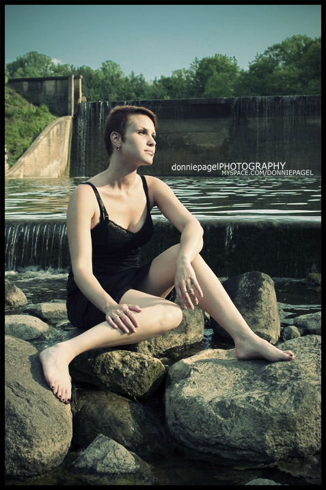 Female model photo shoot of Melody Haze in Spillway, Hinckley Reservation