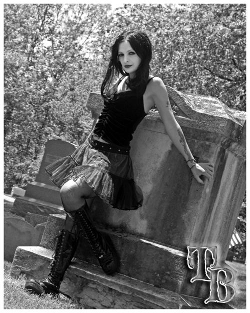 Female model photo shoot of Tragic Beauty Photo and Amy   Marie in Crownhill Cemetery, Amherst, OH
