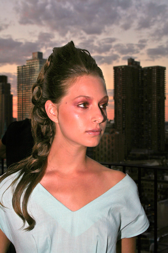 Female model photo shoot of wendy maginley in New York City