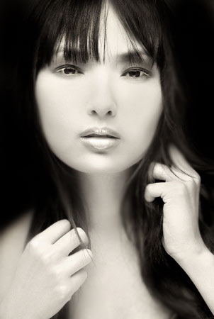 Female model photo shoot of Jenny Yang by Roy Cox in Baltimore, MD, makeup by MG Beauty