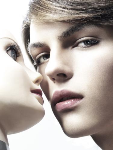 Male model photo shoot of greg makeup