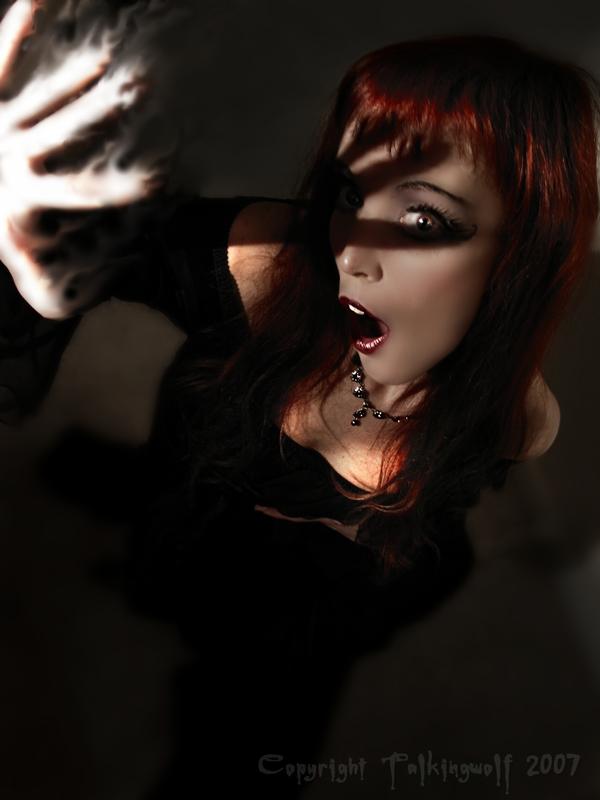 Female model photo shoot of ScarLit by Moonlight by Ace Talkingwolf