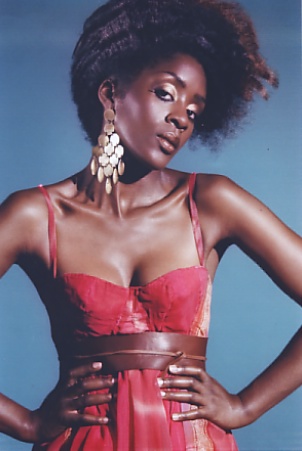 Female model photo shoot of Simone Williams in Harriet Kassie