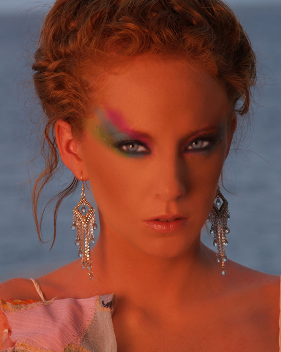 Female model photo shoot of Chealsie Ann in U.S. Virgin Islands, makeup by Makeup by Sally
