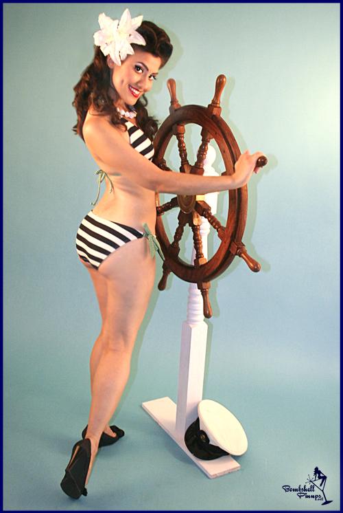 Female model photo shoot of -Sheena- by Bombshell Pinups in New Jersey