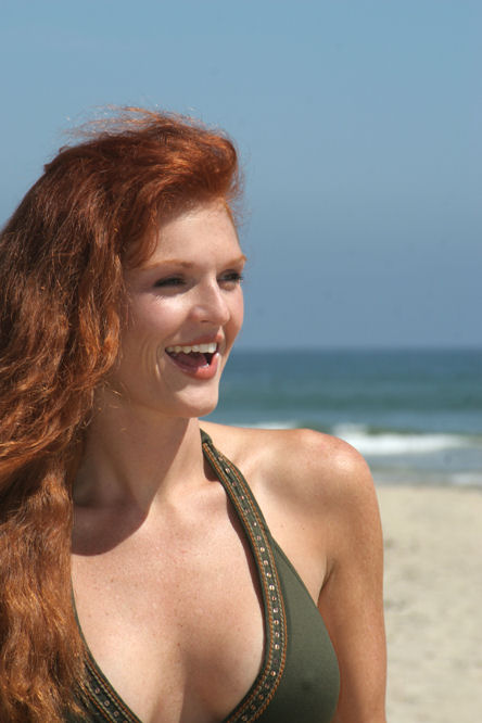 Female model photo shoot of kimberlysullivan by test test test in Beach
