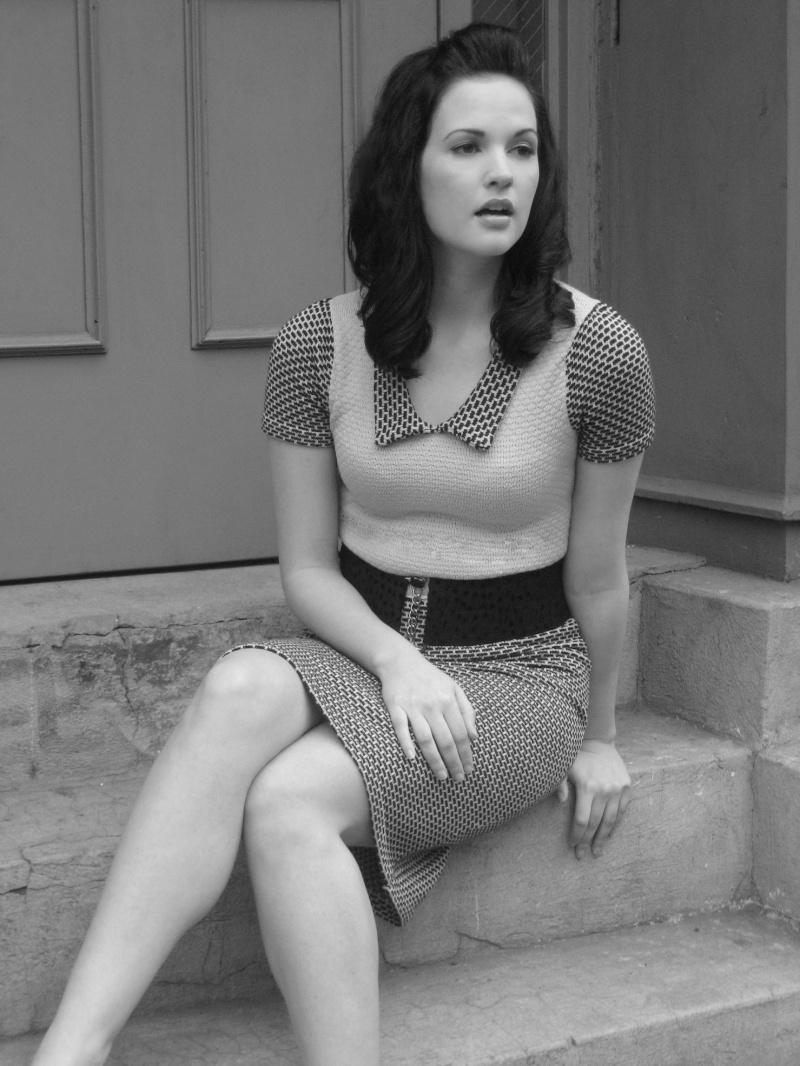 Female model photo shoot of Ivy Jones in Soho, New York