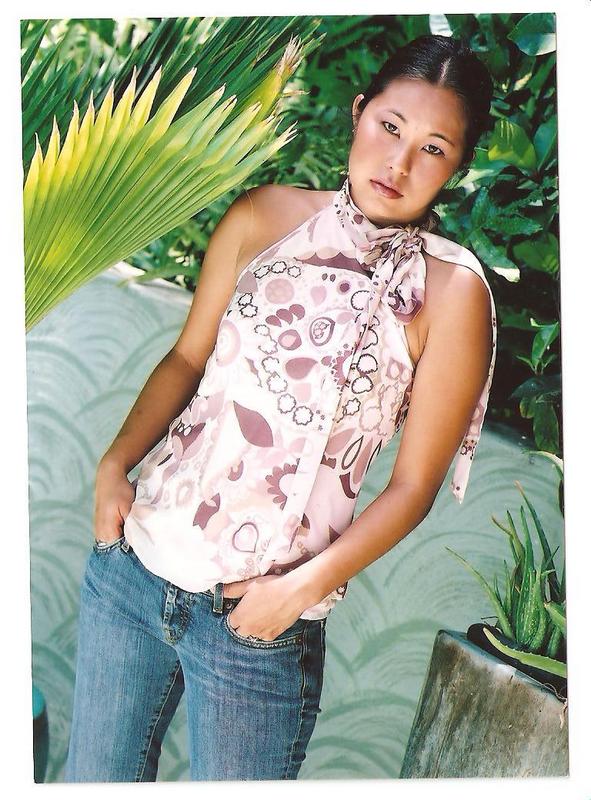 Female model photo shoot of K Hoptowit in Honolulu, Hawaii