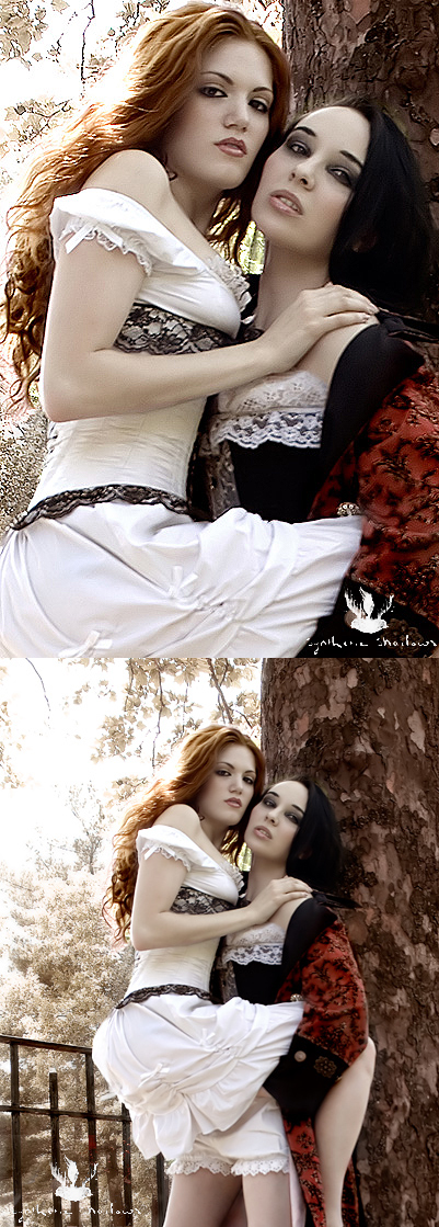 Female model photo shoot of Serena  S and Kassandra by Cassandra Panek