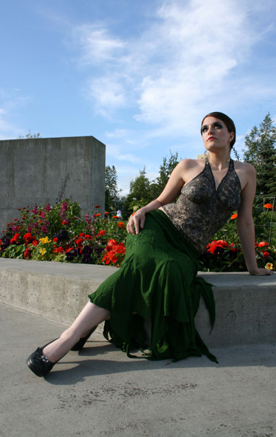 Female model photo shoot of Amber Marie O and Glow in Anchorage Town Square, Anchorage, AK