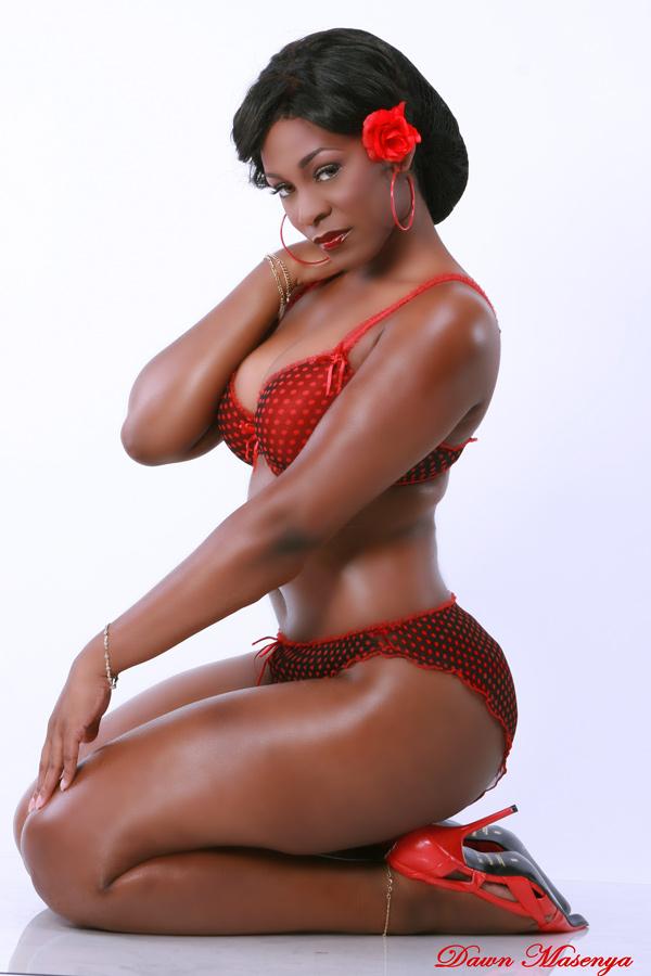 Female model photo shoot of Exotic Mahogany by Dawn Masen, makeup by Deception Anton