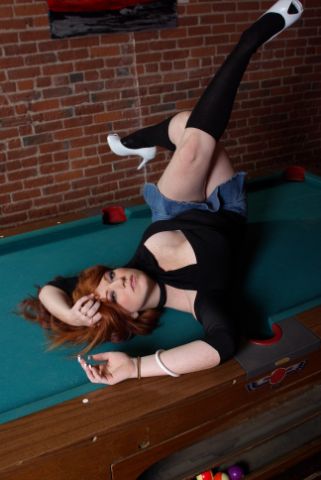 Female model photo shoot of Poison--Ivy in Downtown Spokane
