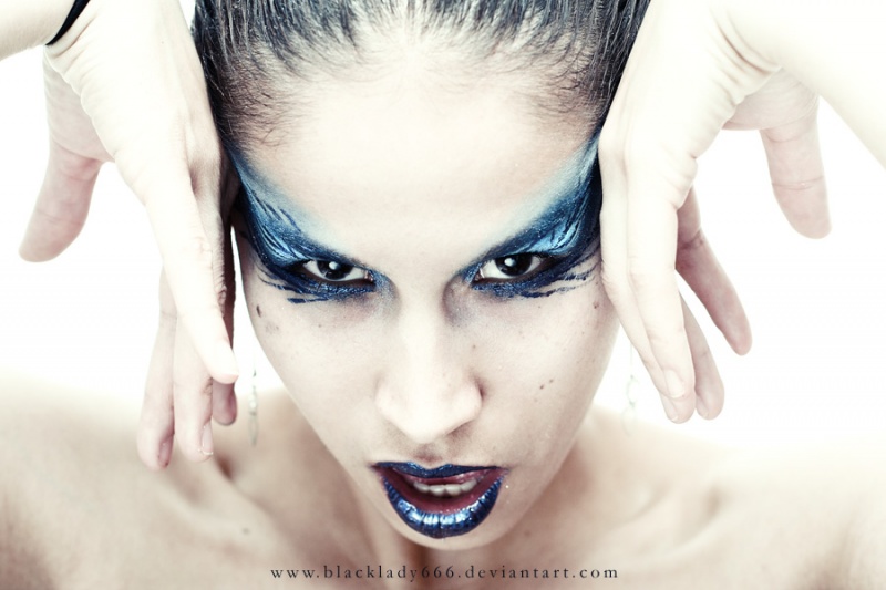 Female model photo shoot of Black Lady 666 by temoc