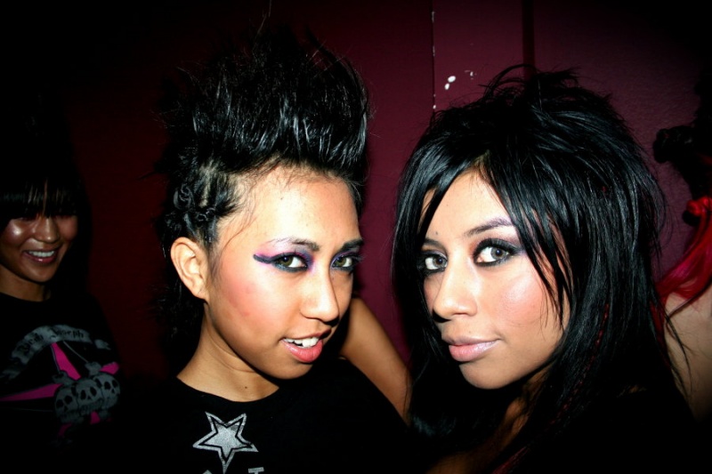 Female model photo shoot of alex Vqz and jwels g, hair styled by rockstylistchris