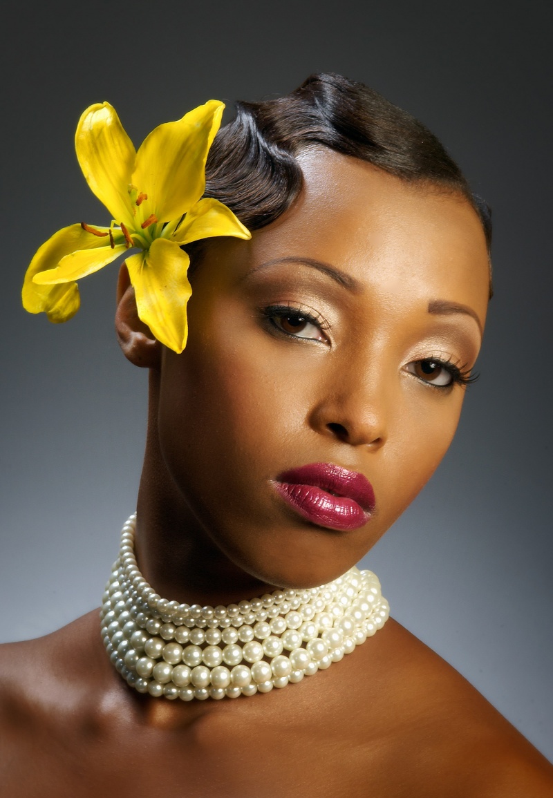 Female model photo shoot of Laurice Gough in Salon U of Odenton ,MD