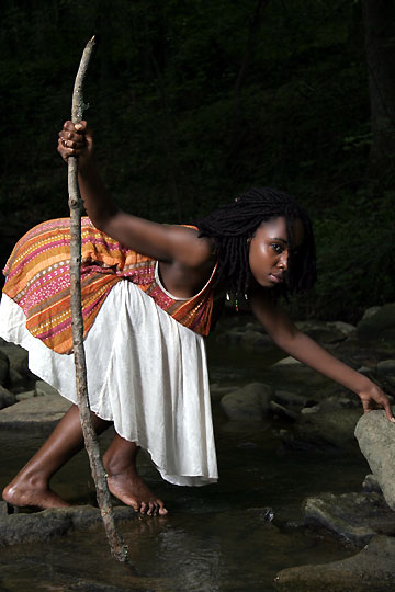 Male and Female model photo shoot of Tony Simmons and Khadeshia in Africa - Atlanta