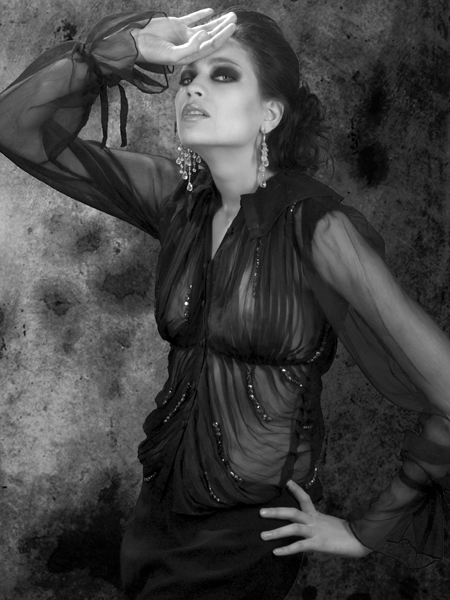Female model photo shoot of Olga MUA by E Leon Myers in LA/CA