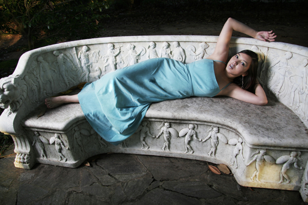 Female model photo shoot of Sammie Soon by triggfoto in Jasmine Hill Gardens, AL