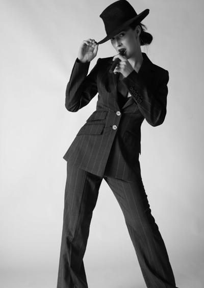 Female model photo shoot of Elen Tam in Adrian Pini Studios, London