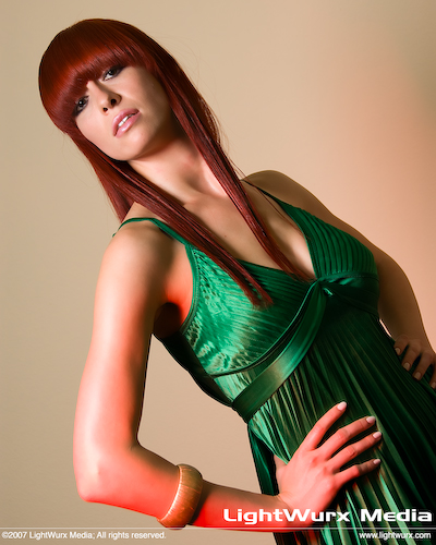 Female model photo shoot of SixM and IRISH ROSE by Peter Turner in Color Salon, Austin