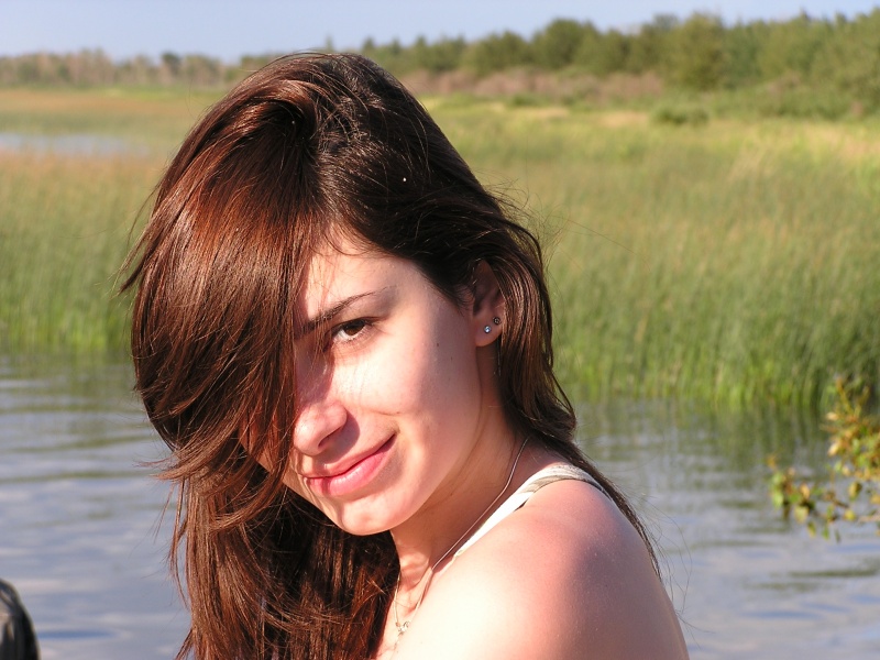 Female model photo shoot of Alisochka in lake