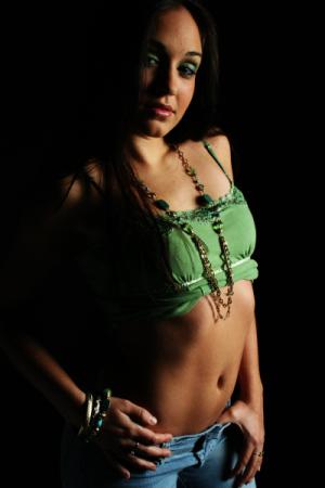 Female model photo shoot of Alina Castillo in Downtown Orlando