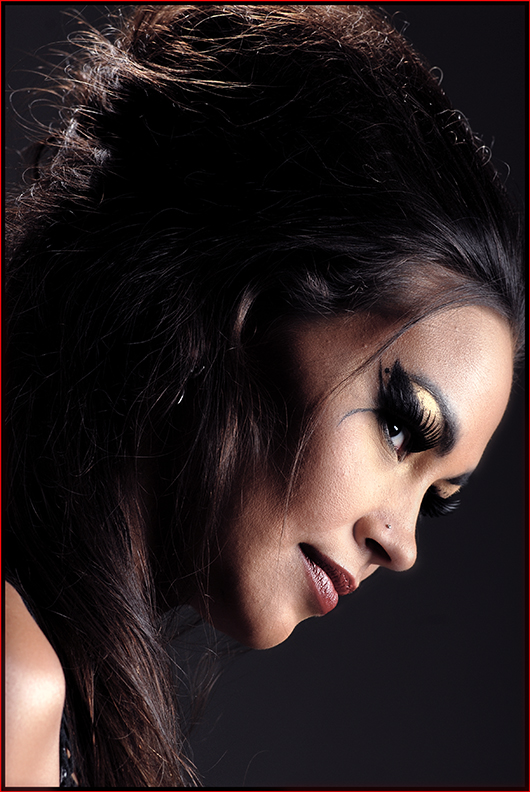 Female model photo shoot of Ericka S by Studio A Photography in Covina, CA, makeup by Crystal Grace Rodriguez