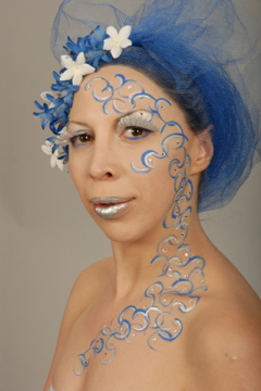 Female model photo shoot of Klaras Make-up Art