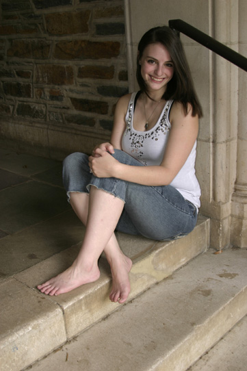 Female model photo shoot of Hope Christine by Ray E Garner in Duke Chapel