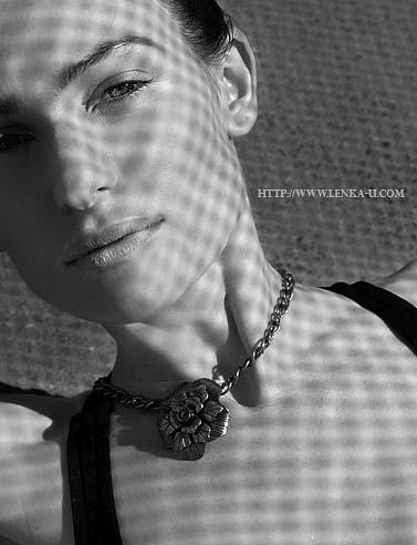 Female model photo shoot of Meloni Mitchell by Lenka Ulrichova, makeup by Sonya Tisdel-McNeil