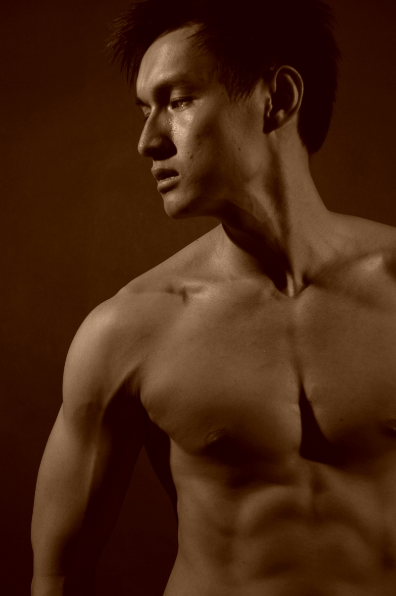 Male model photo shoot of rocky ang in manila