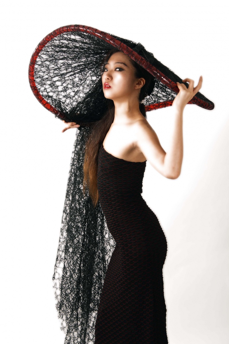Female model photo shoot of Star Jeong, wardrobe styled by Star Jeong couture