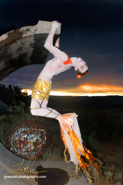Male model photo shoot of Photography by John in Arcosanti, Arizona, digital art by Bespoke Images