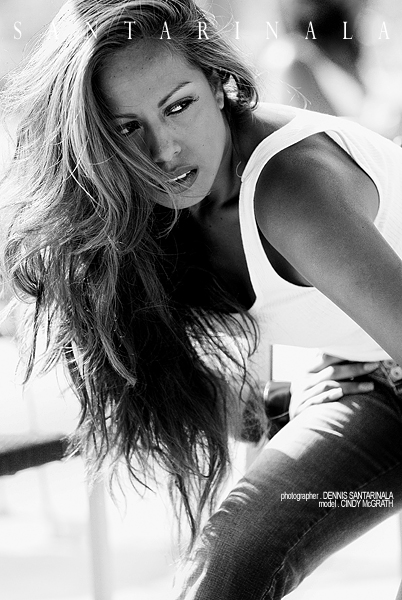 Female model photo shoot of Cindy McGrath by DENNIS SANTARINALA