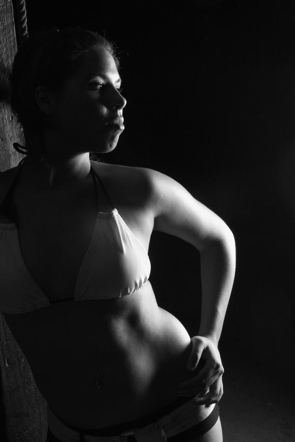 Female model photo shoot of Britt Janel by ML Weston in SENECA