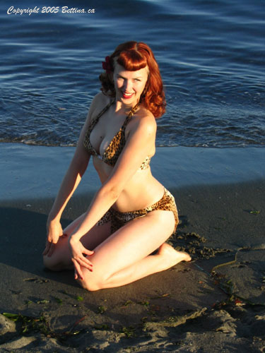 Female model photo shoot of Bettina May in Esquimalt Lagoon, Victoria, BC