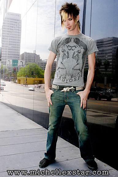 Male model photo shoot of Follow The Dream in downtown Los Angeles